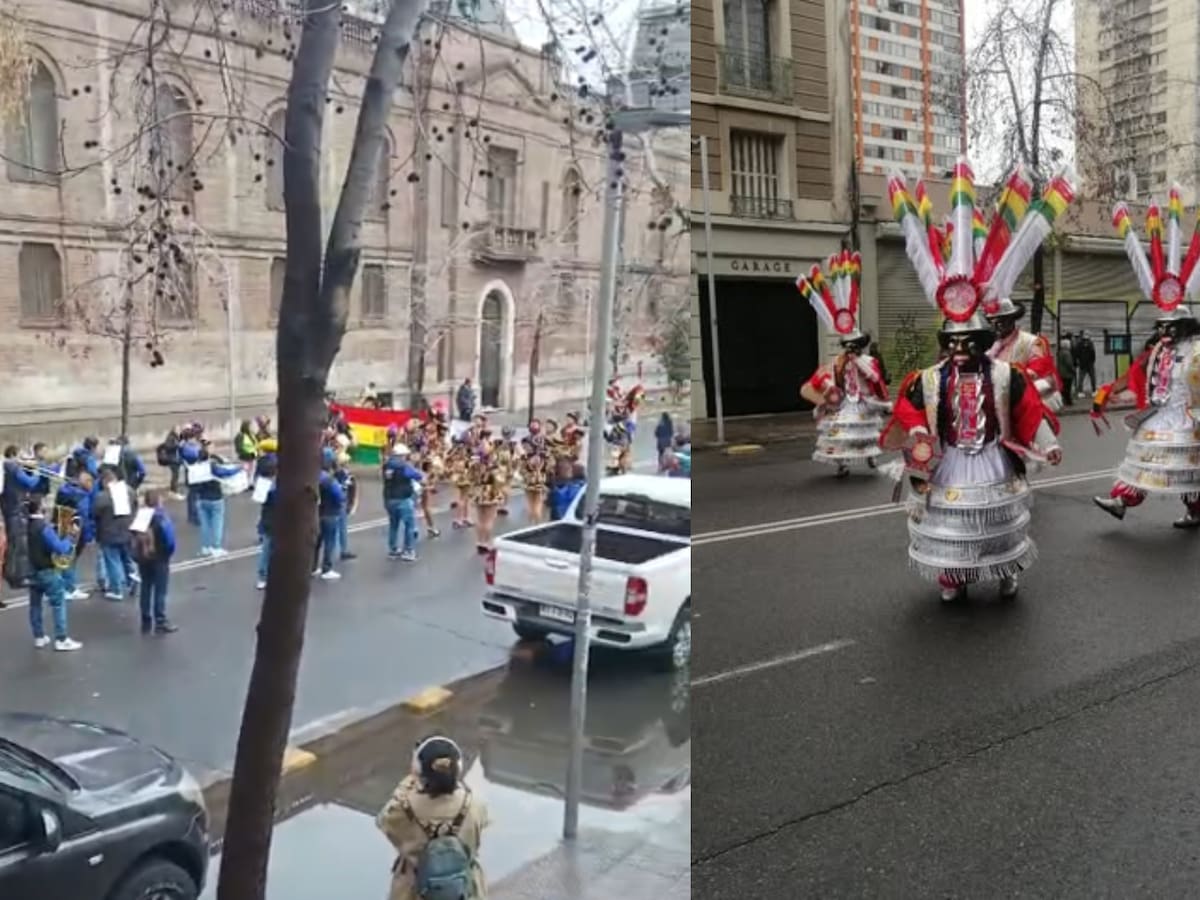 La cultura boliviana se toma las calles de Santiago: miles de personas participan en celebración en honor a la Virgen de Copacabana