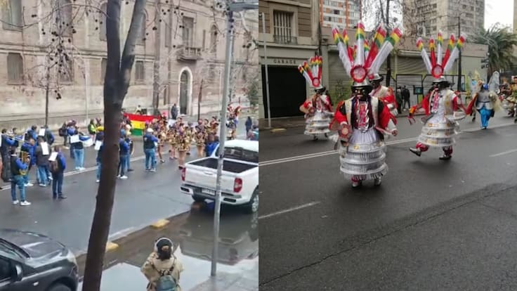 La cultura boliviana se toma las calles de Santiago: miles de personas participan en celebración en honor a la Virgen de Copacabana