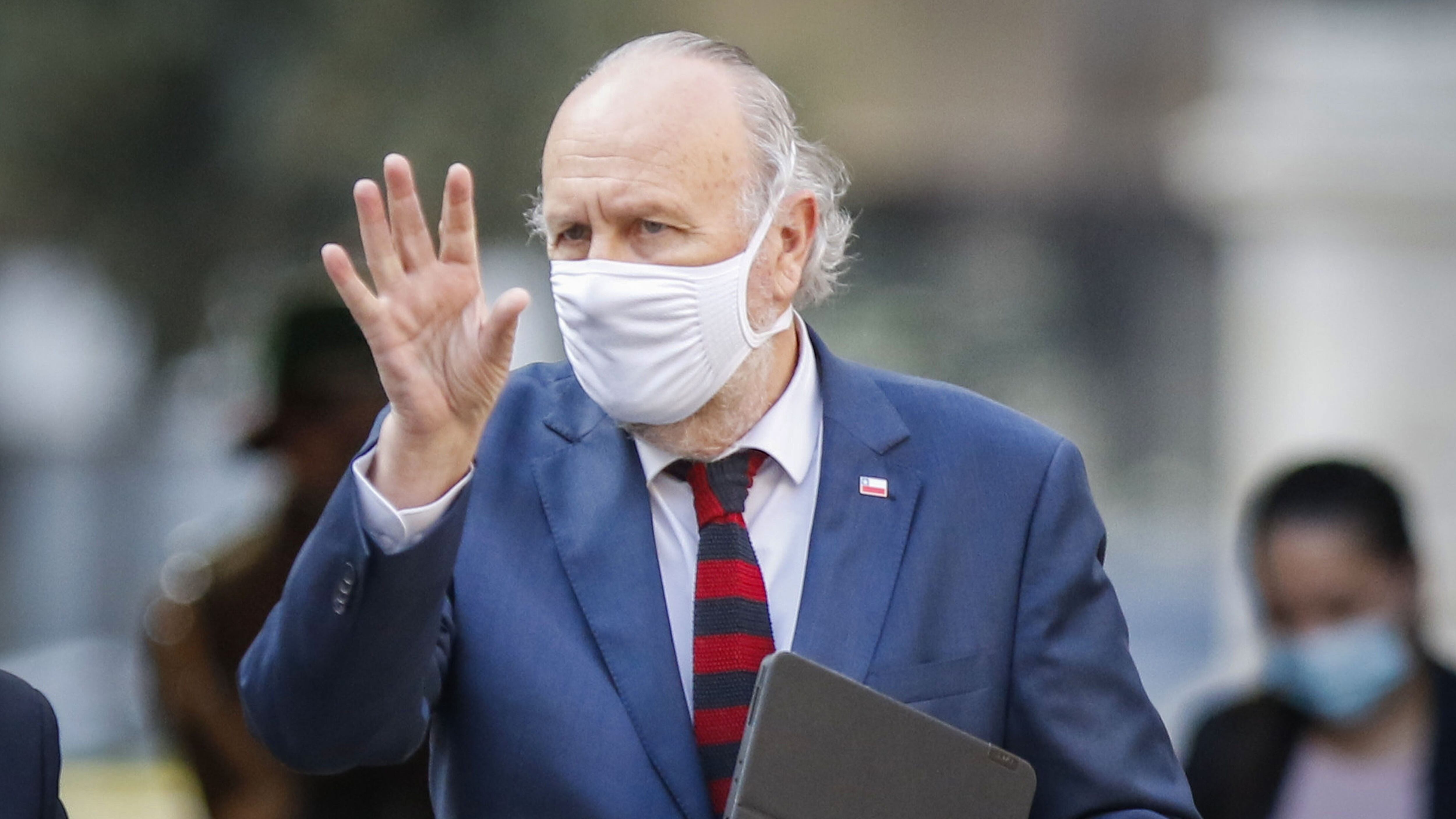 10 de septiembre del 2020/SANTIAGOBaldo Prokurica, ministro de Mineria, llega al Palacio de La Moneda, para sostener un consejo de Gabinete, que encabeza el Presidente de la Republica.
FOTO: SEBASTIAN BELTRAN GAETE/AGENCIAUNO