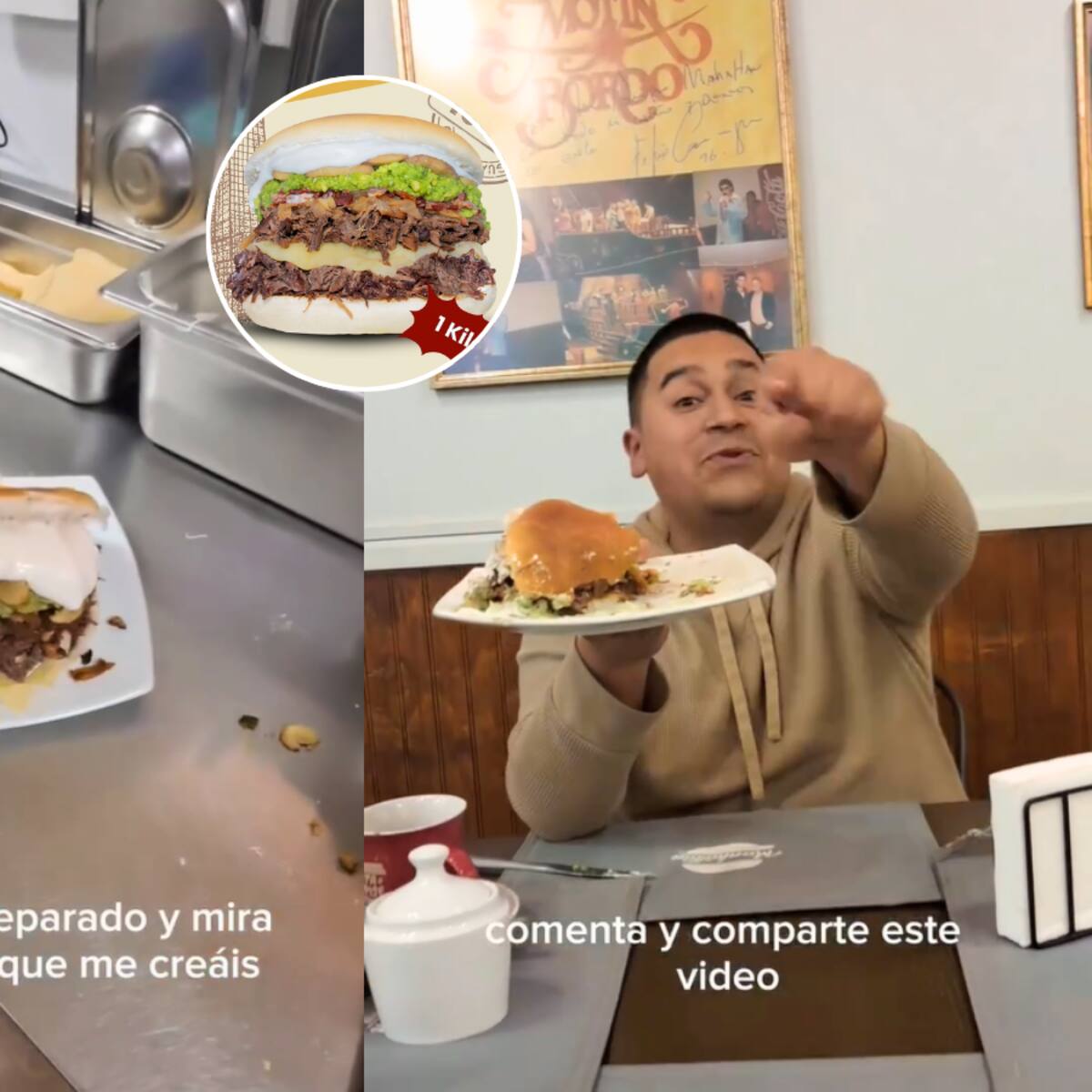 Solo para valientes: Local pagará $60 mil a quien logre comer sándwich de 1 kilo (y así se participa en el concurso)