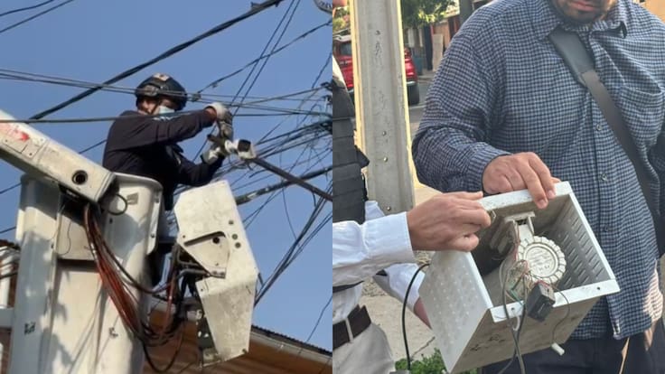 Tensión en Pedro Aguirre Cerda: municipio retira cámaras por “nexo narco” pero vecinos aseguran que son de ellos
