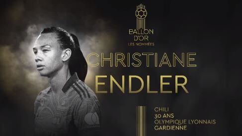 Christiane Endler está entre las 30 nominadas al Balón de Oro del fútbol femenino