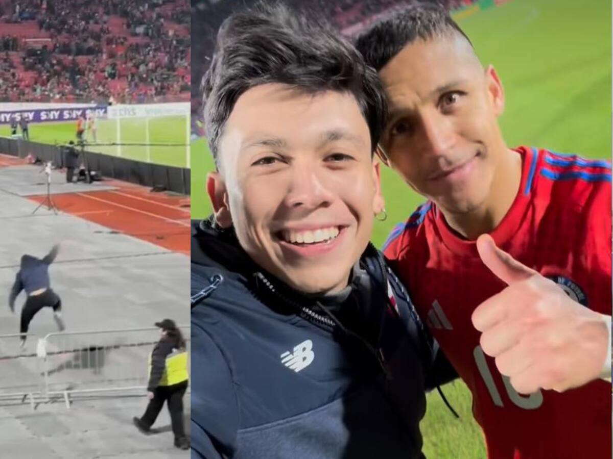 Es chileno, clasificó a París 2024 y saltó a la cancha del Nacional para pedirle una foto a Alexis Sánchez