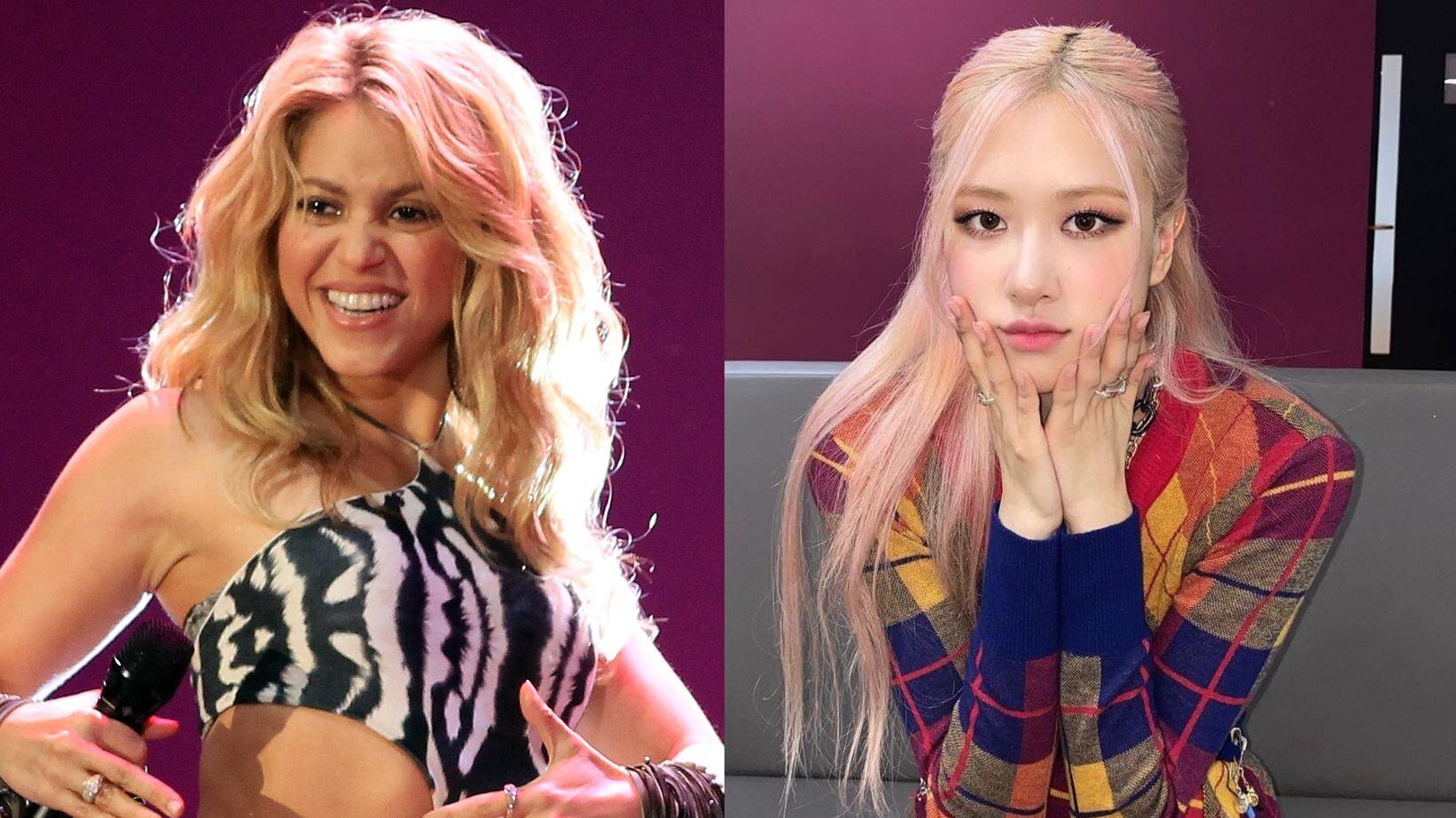 Shakira y Rosé de Blackpink