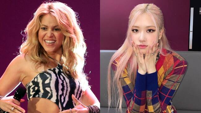 Shakira y Rosé de Blackpink