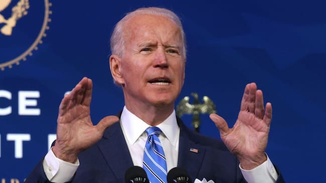 Biden se refiere al plan para enfrentar la pandemia