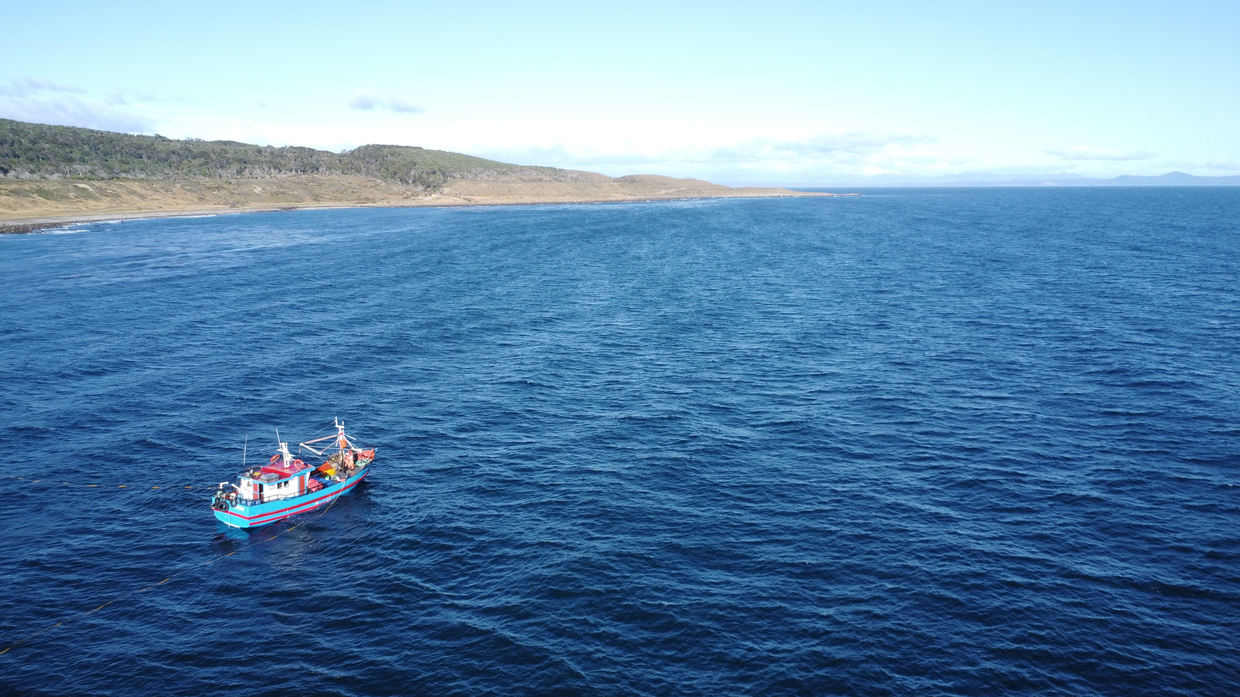 Vista general de Bahía Inútil