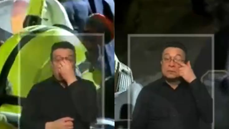 Intérprete de lengua de señas de Canal 13 se quiebra en vivo: noticia lo emocionó hasta las lágrimas