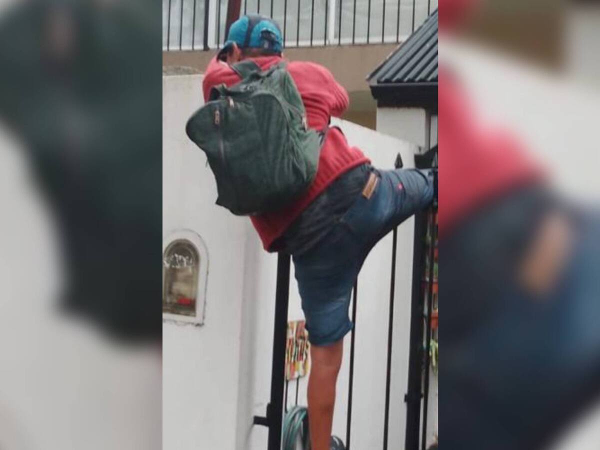 Argentina: ladrón intentó entrar a una casa y quedó con su pierna ensartada en la reja del domicilio