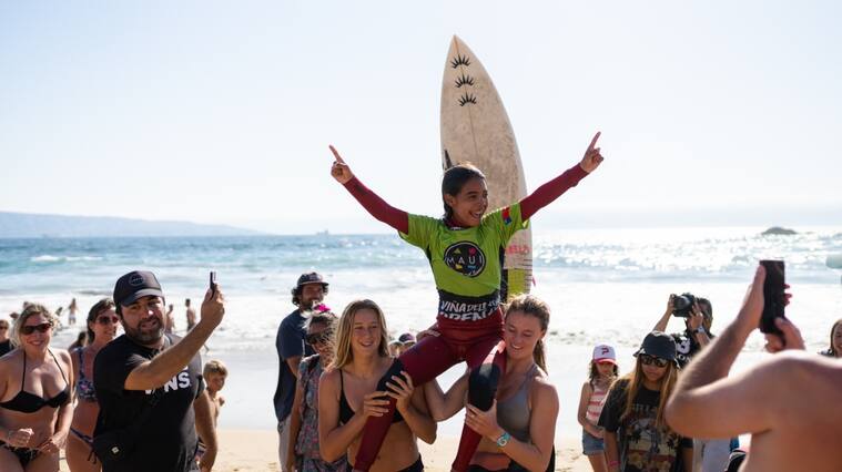 Con sólo 13 años, Isidora Bulto se coronó campeona del Maui and Sons Viña del Mar Open