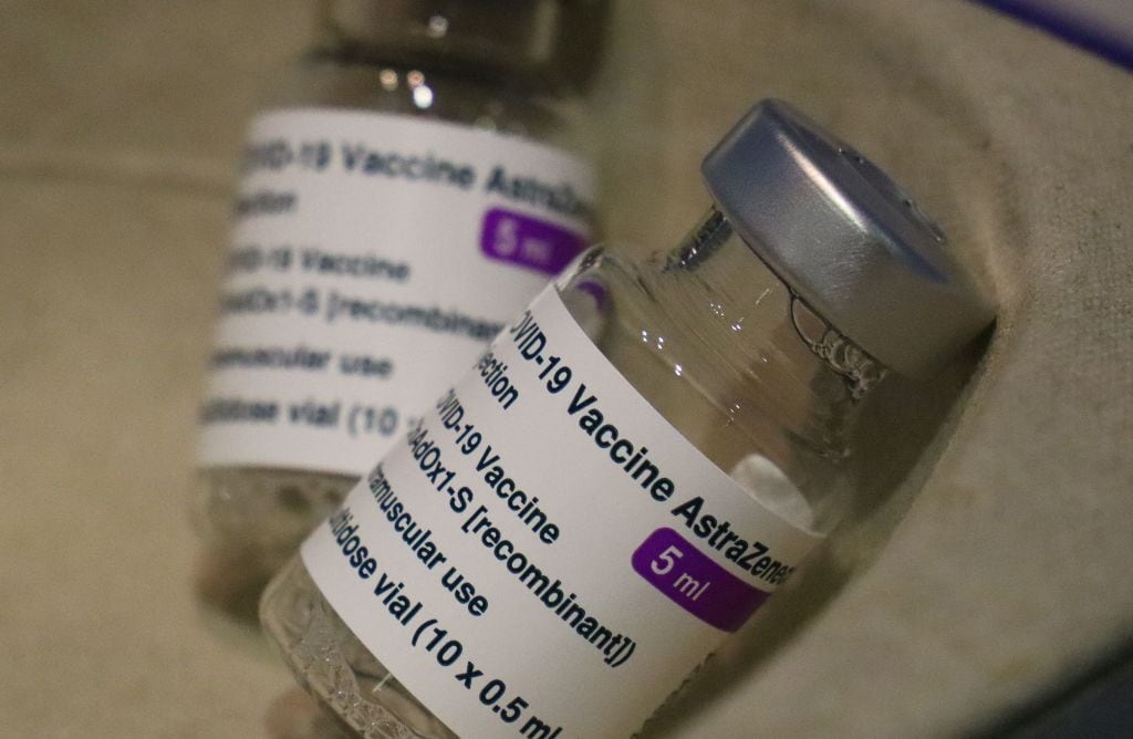 Dosis de la vacuna de la farmacéutica AstraZeneca