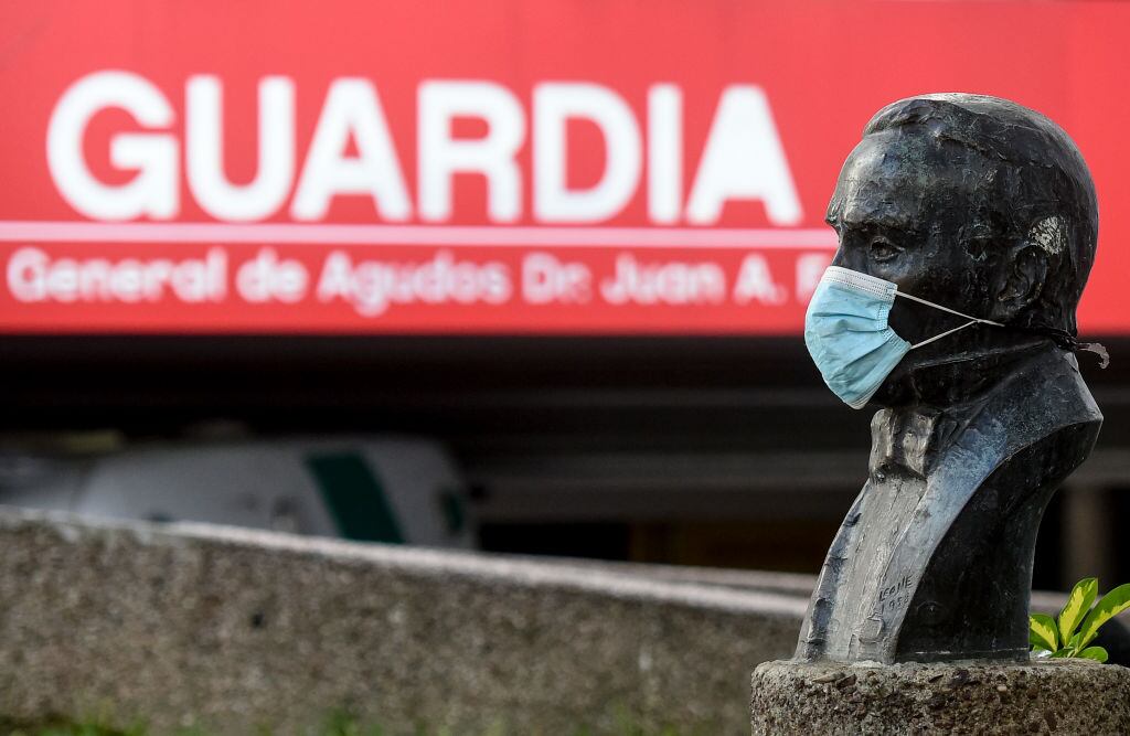 La zona de ingreso al Hospital Juan Fernández