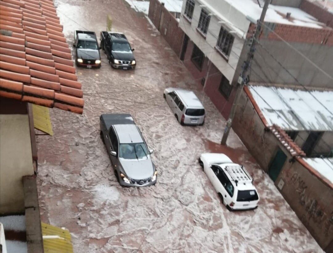 Las inundaciones en la capital de Bolivia