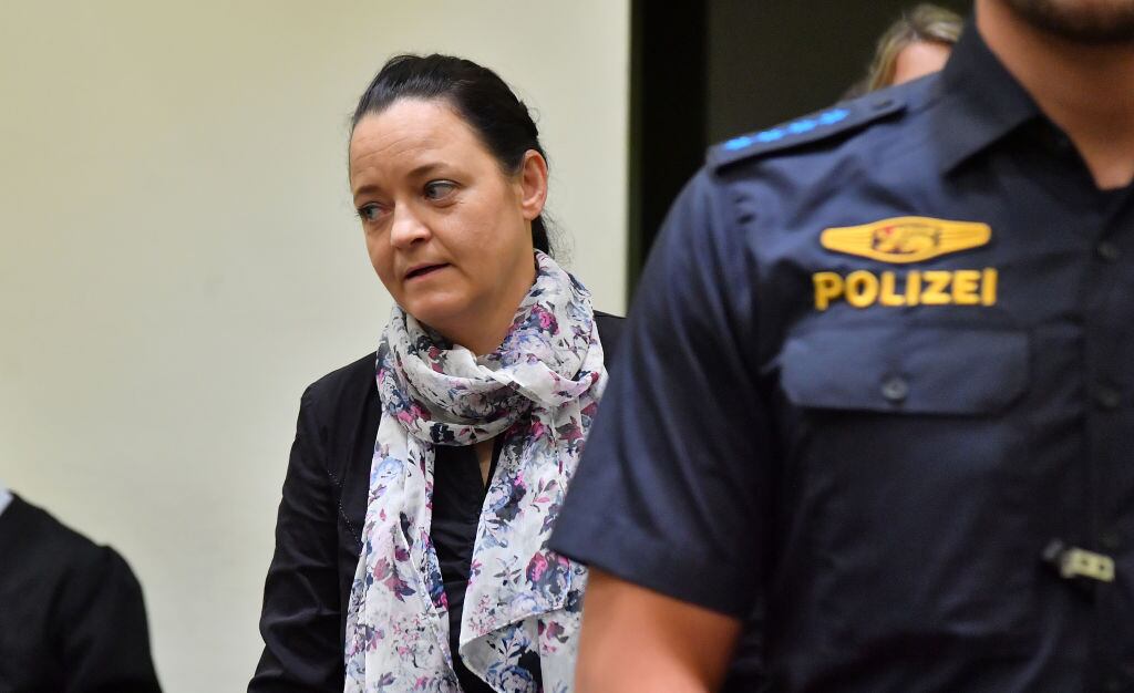 La condenada neonazi por asesinatos Beate Zschäpe