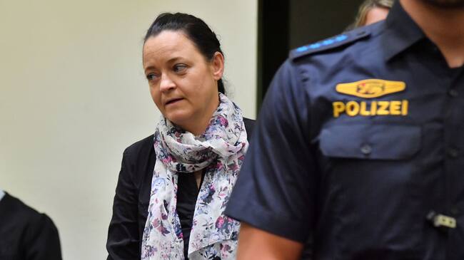La condenada neonazi por asesinatos Beate Zschäpe
