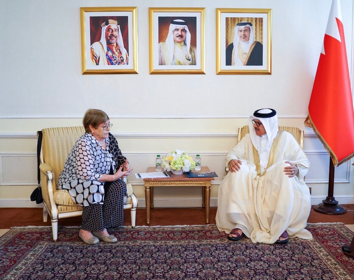 Michelle Bachelet - Abdullatif bin Rashid Alzayani