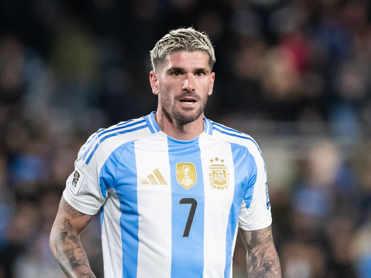 Mencionó a Chile: los descargos de Rodrigo De Paul tras la derrota de Argentina ante Colombia