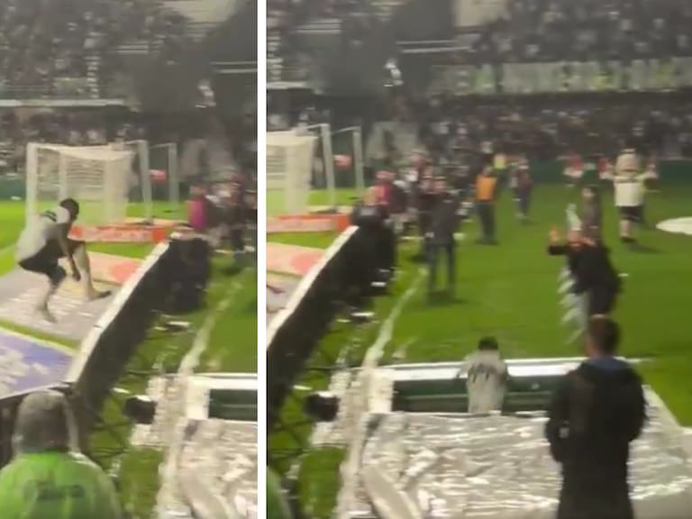 Saltó una valla, cayó al túnel y le anularon el gol: la insólita celebración que da la vuelta al mundo