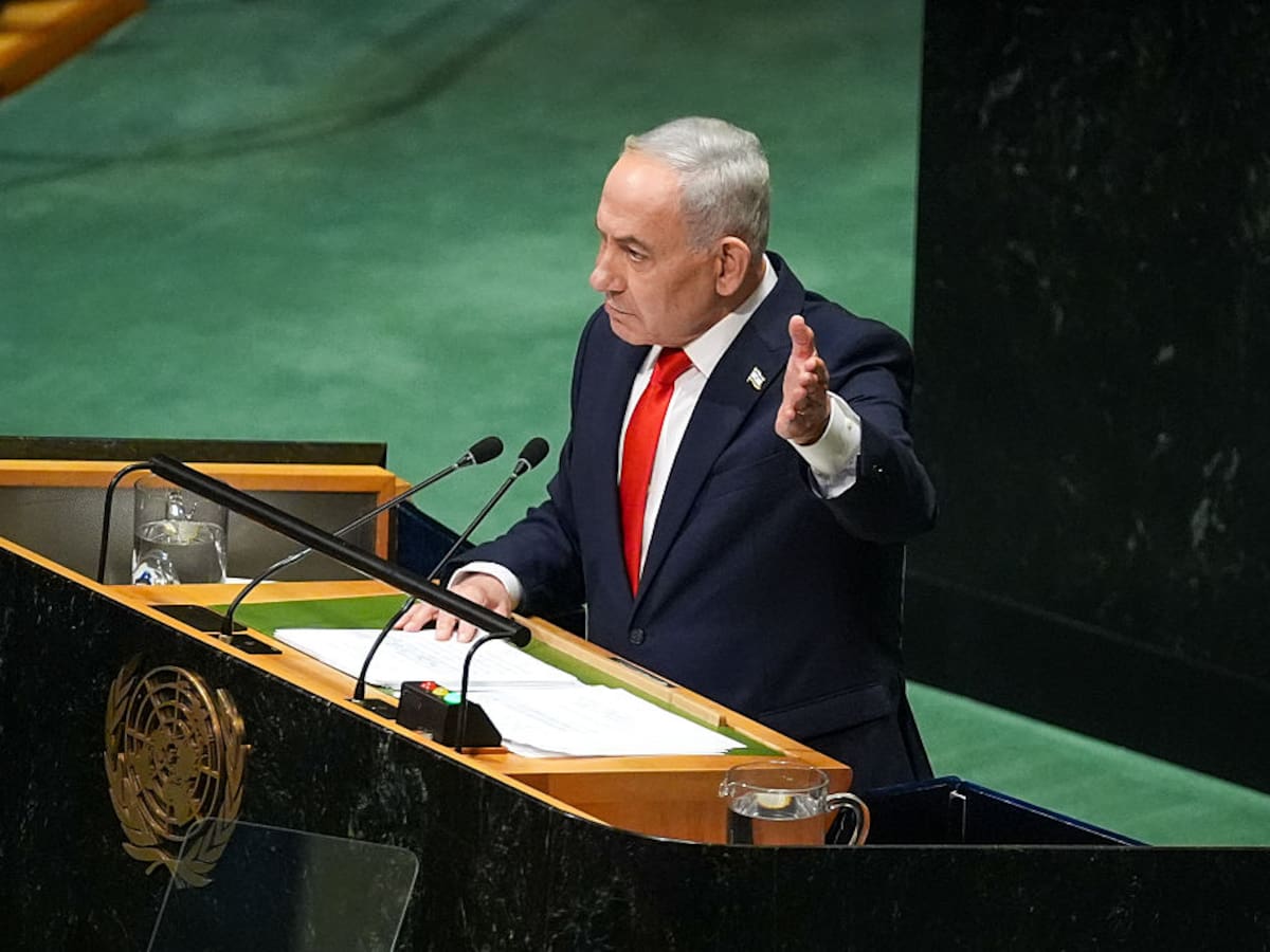 “Si hay otros cobardes…”: Netanyahu enfrenta abucheos y retiro masivo de delegaciones antes de su discurso en la ONU