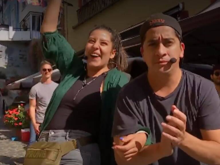 «¡Me acalambré!»: Fernando Godoy y María José Quintanilla sorprenden bailando cueca en Valparaíso