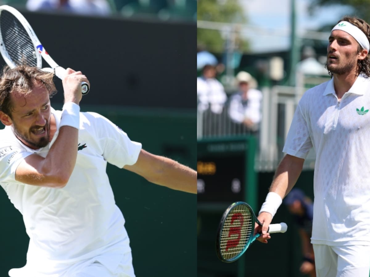 Daniil Medvedev y Stefanos Tsitsipas vuelven a decepcionar en un Grand Slam: eliminados en primera ronda de Wimbledon