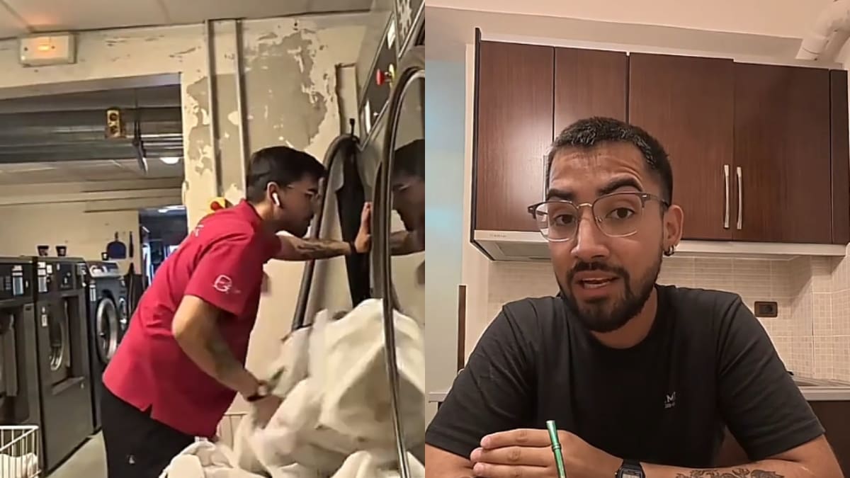 Ganaba $600 mil en Chile: joven TENS se vuelve viral tras mostrar el sueldo que recibe lavando ropa en Francia