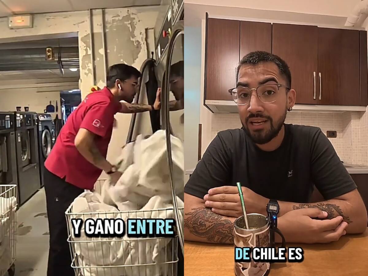 Ganaba $600 mil en Chile: joven TENS se vuelve viral tras mostrar el sueldo que recibe lavando ropa en Francia