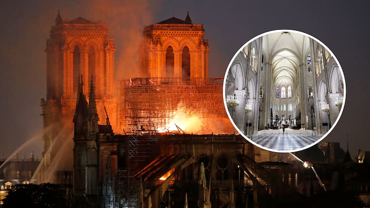 “Aún más bella que antes”: revelan las primeras imágenes del interior de Notre Dame tras devastador incendio