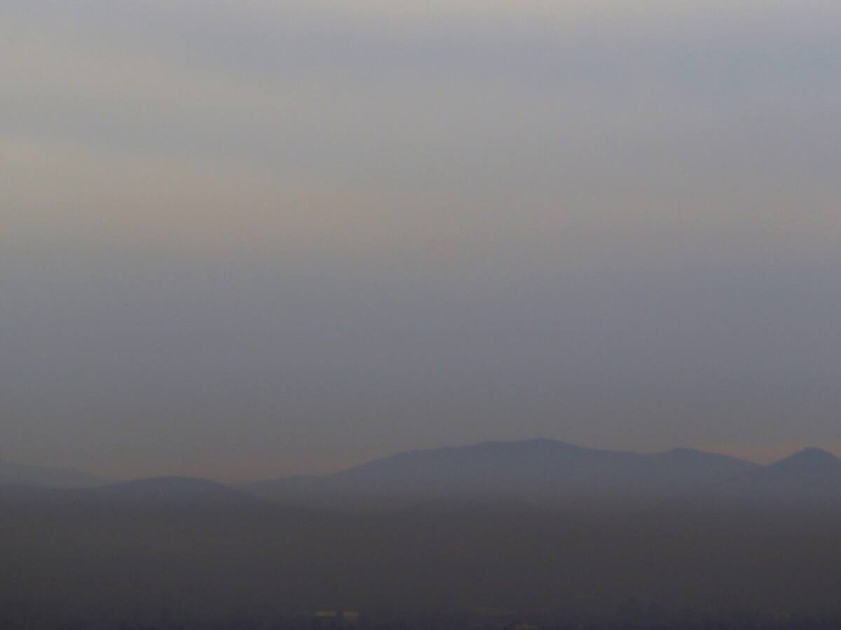 Dan a conocer el estado de la calidad del aire ante incendios forestales