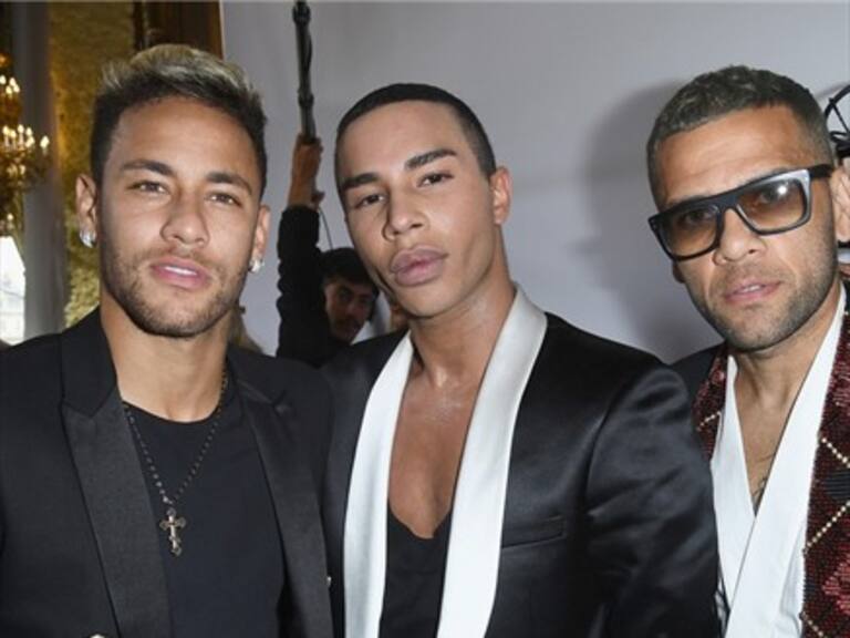 Dani Alves y Neymar «desfilaron» en la Semana de la Moda de París
