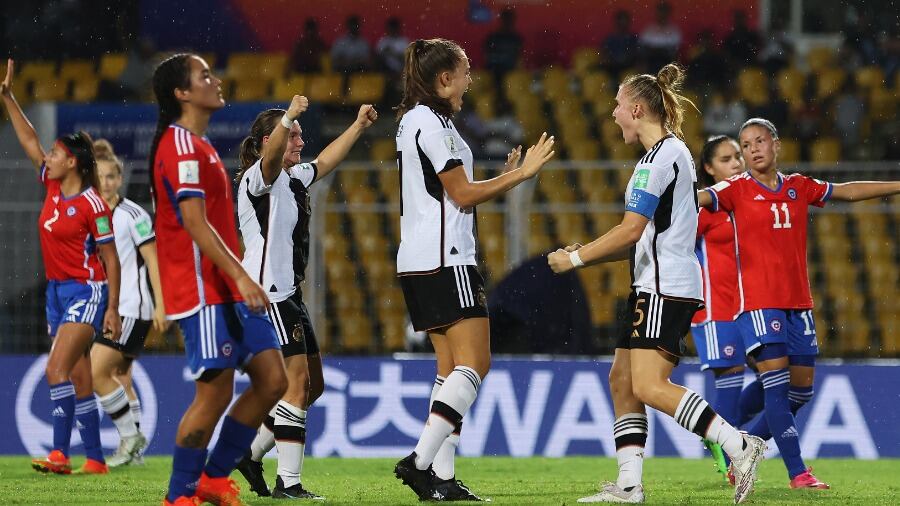 Dura caída: Chile no puede ante la jerarquía de Alemania y sufre goleada en el Mundial Femenino Sub 17