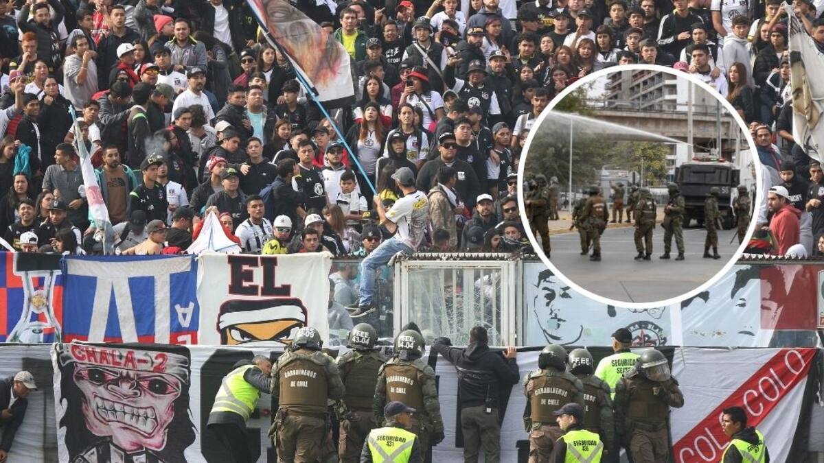 “Más peligroso que los partidos”: el relato de vecinos por “arengazo” de hinchas de Colo Colo en el Estadio Monumental