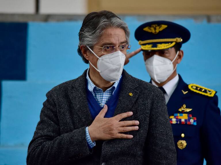 El mandatario ecuatoriano Guillermo Lasso