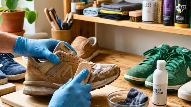 Cómo limpiar zapatillas de gamuza en casa: guía paso a paso