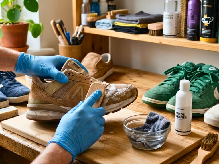 Cómo limpiar zapatillas de gamuza en casa: guía paso a paso