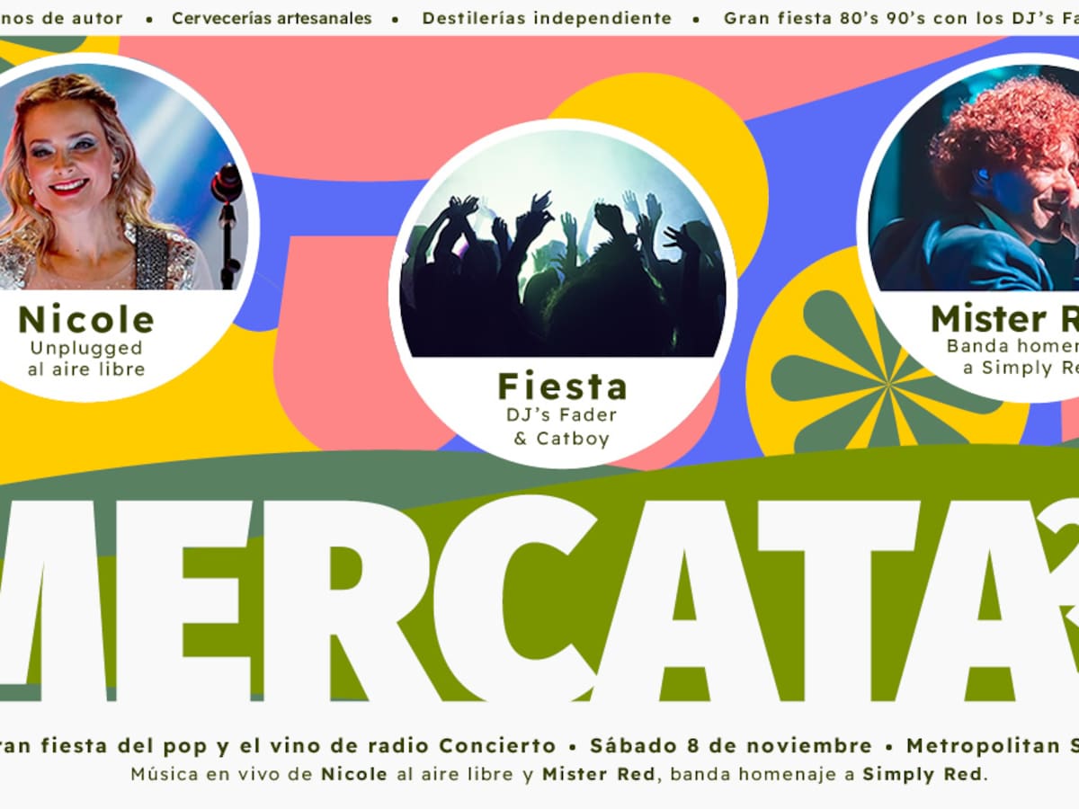 MERCATA Edición Primavera 2025 llega con shows en vivo, feria con expositores y una gran fiesta 80’s y 90’s