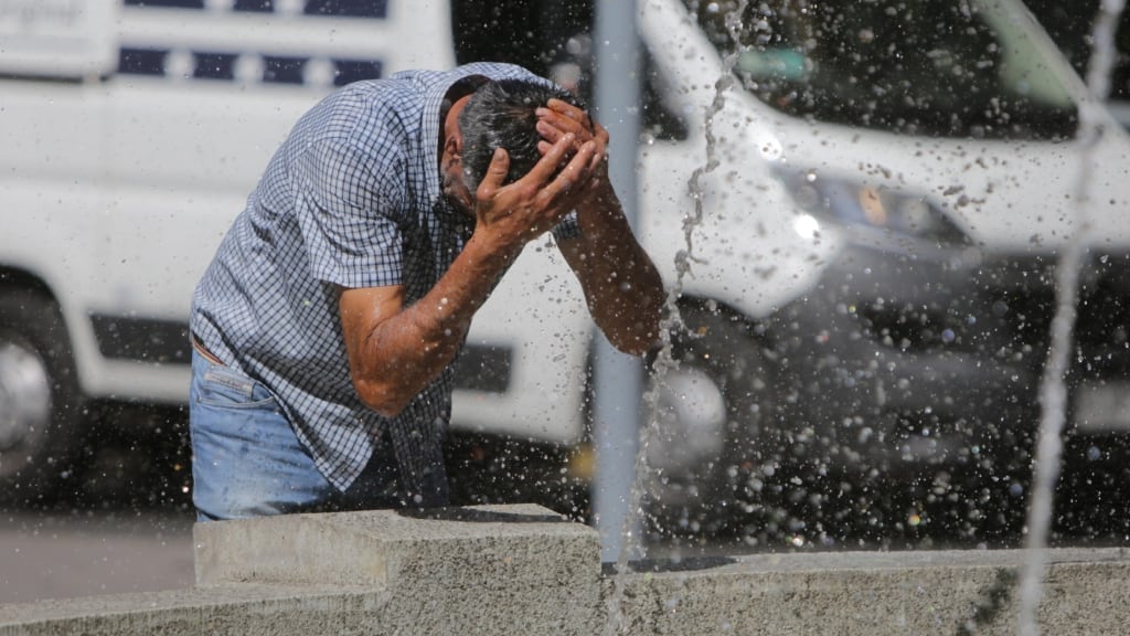 Calor en Santiago