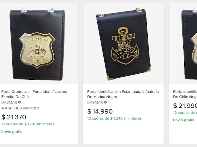 Credencial Ejército a la venta en Mercado Libre