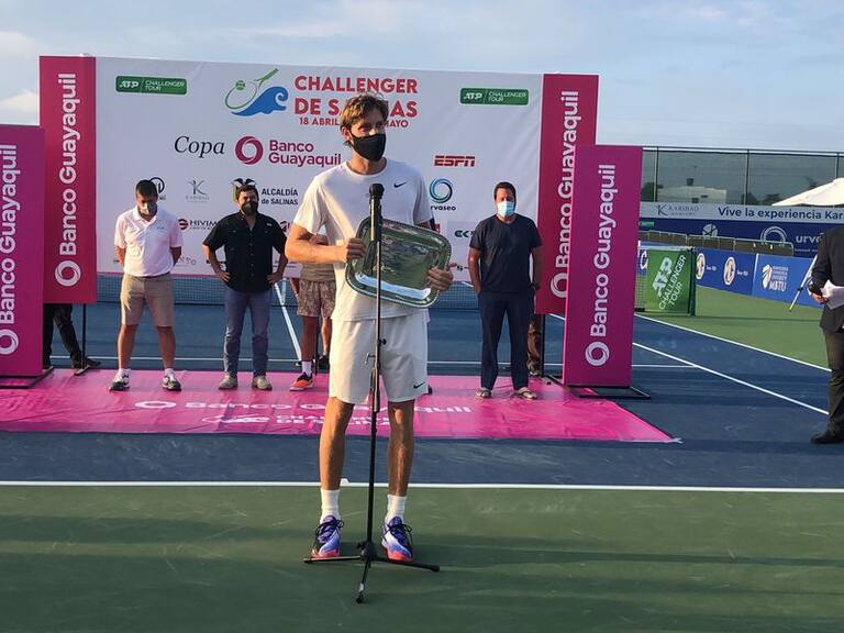 Nicolás Jarry ya tiene día y horario para su debut en el Challenger de Salinas II