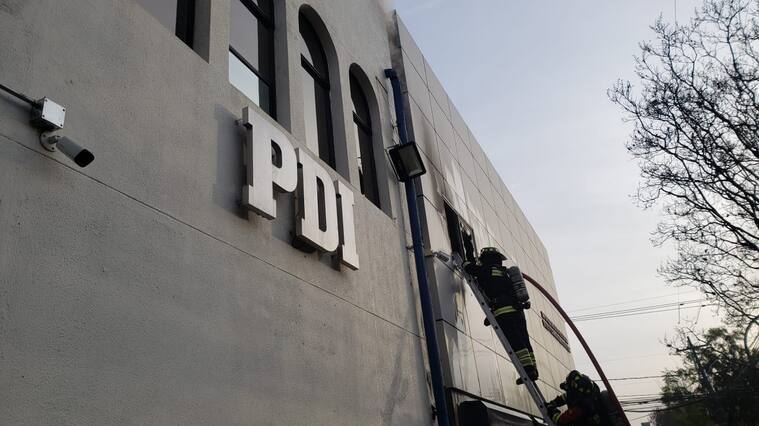 Incendio PDI Talca