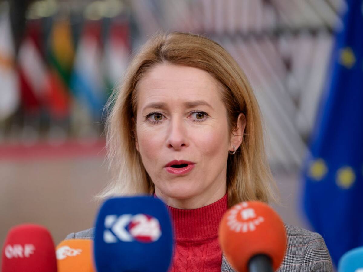 Rusia emite orden de captura contra la primera ministra de Estonia, Kaja Kallas
