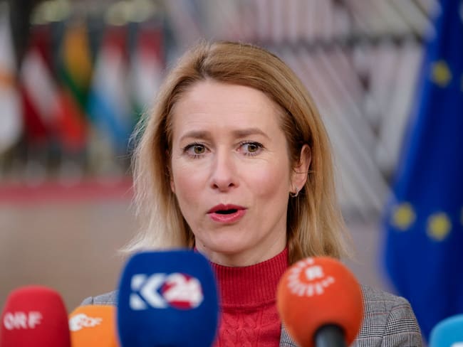 Rusia emite orden de captura contra la primera ministra de Estonia, Kaja Kallas