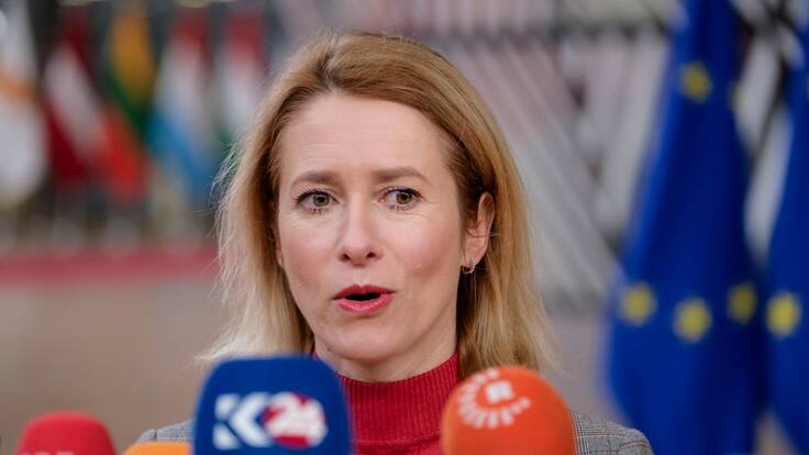 Rusia emite orden de captura contra la primera ministra de Estonia, Kaja Kallas