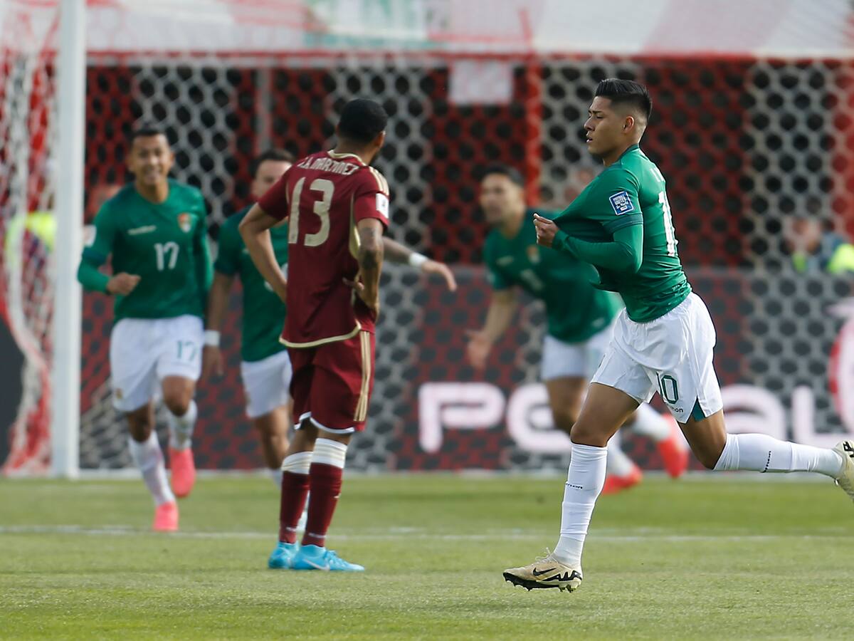 Bolivia saca provecho de la altura y golea a Venezuela para sumar su segundo triunfo en las Eliminatorias