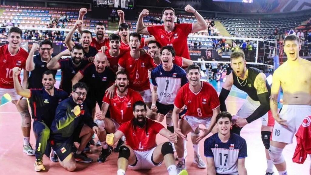Chile logra una infartante clasificación a las semifinales de la Copa Panamericana de voleibol