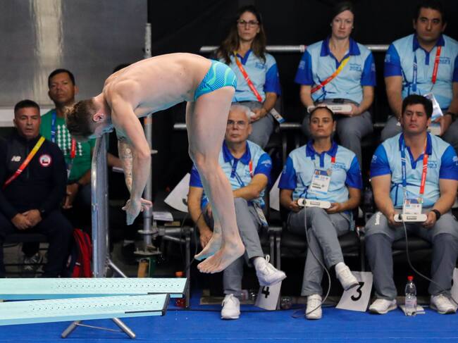 Donato Neglia cierra en el noveno lugar de los clavados de Santiago 2023