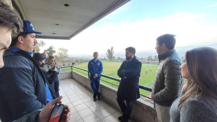 Presidente Boric visita el Centro de Alto Rendimiento de los Cóndores: "Éxito en Francia 2023, estamos con ustedes"