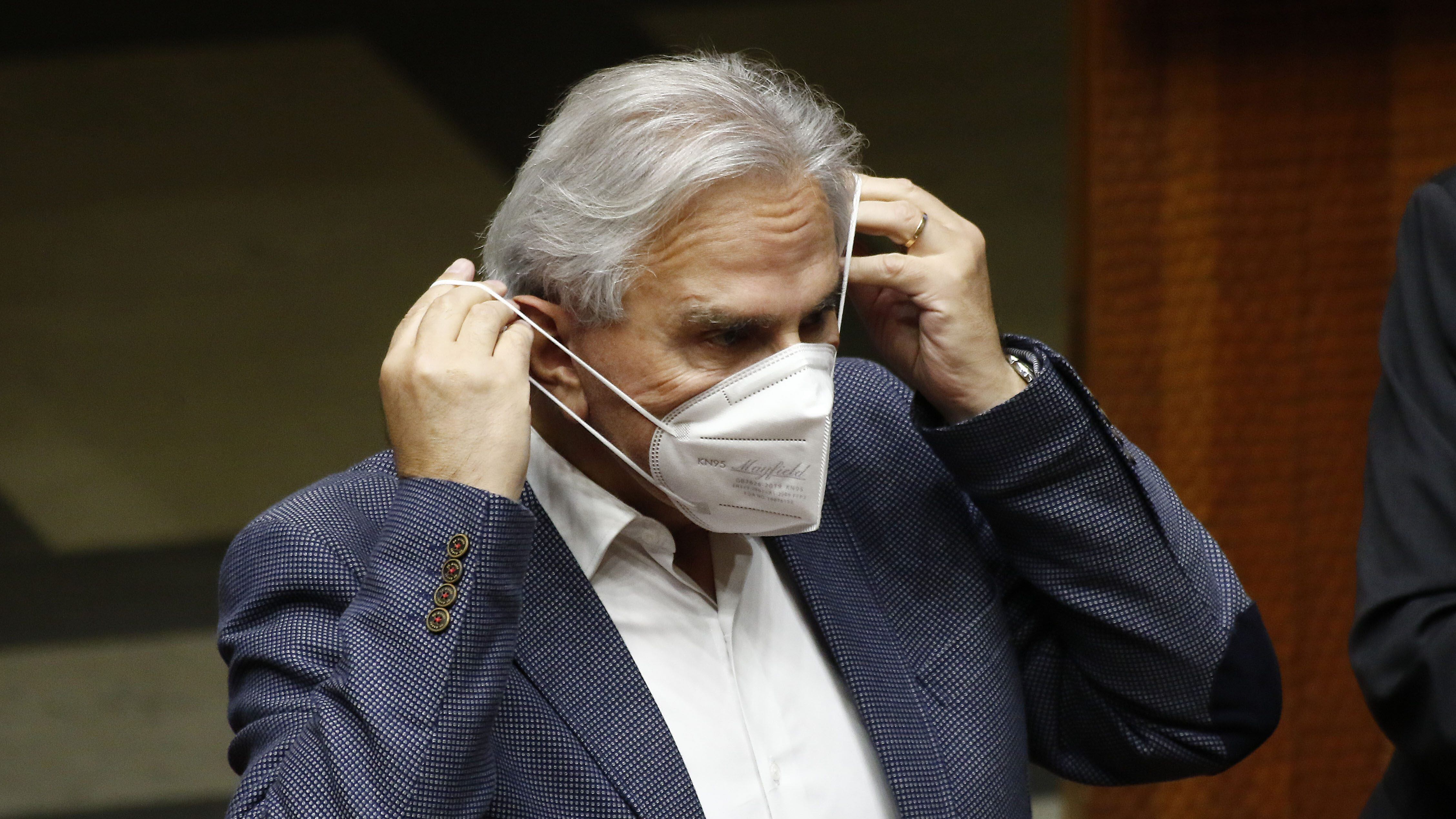 03 DE AGOSTO DE 2022/VALPARAISOEl senador Iván Moreira, durante la Sesión de Sala del Senado.
FOTO: LEONARDO RUBILAR CHANDIA/AGENCIAUNO
