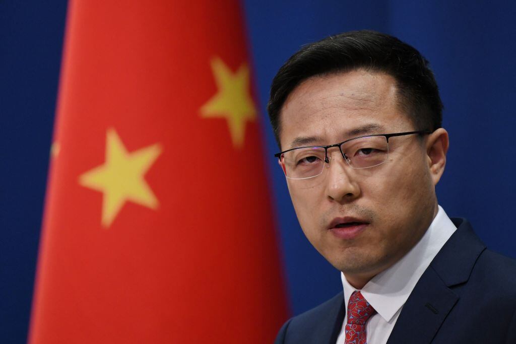 El vocero del ministerio de relaciones exteriores de China Zhao Lijian