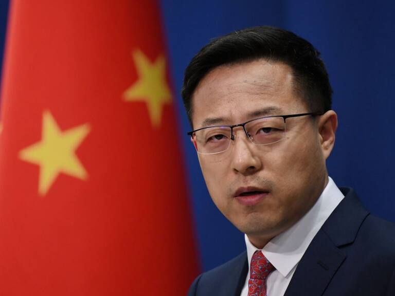 El vocero del ministerio de relaciones exteriores de China Zhao Lijian